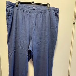 Old Navy linen blend cropped pants